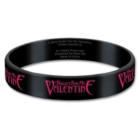Bullet For My Valentine Logo Gummy Wrist Band