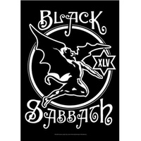 Black Sabbath XLV Anniversary Logo Poster Flag