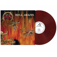 Slayer Hell Awaits Velvet Red Marbled LP Vinyl Record
