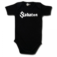 Sabaton Logo Baby Bodysuit [Size: Black 56 (0–3 months)]