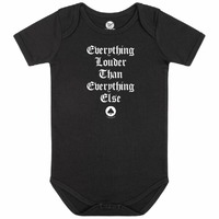 Motorhead Everything Louder Baby Organic Bodysuit