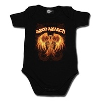 Amon Amarth Burning Eagle Organic Baby Bodysuit