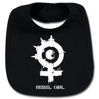 Arch Enemy Rebel Girl Baby Bib