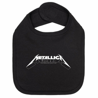 Metallica Logo Organic Cotton Baby Bib