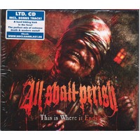 All Shall Perish This Is Where It Ends CD Limited Edition
