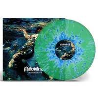 Malevolence Malicious Intent LP Green Sky Blue Splatter Vinyl