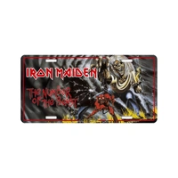 Iron Maiden Number Of The Beast Number Plate