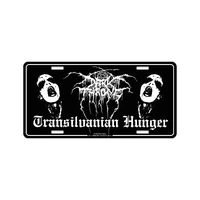 Darkthrone Transilvanian Hunger Number Plate