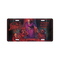 Death Scream Bloody Gore Number Plate