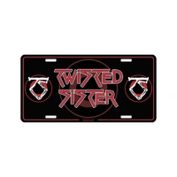 Twisted Sister Logo Number Plate