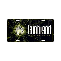 Lamb Of God Into Oblivion Number Plate