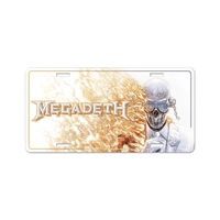 Megadeth Self Titled Number Plate