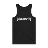 Megadeth White Logo Tank Top