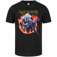 Iron Maiden Fear Live Flames Kids T-shirt 2-14 Years [Size: 104 (4-5 years)]