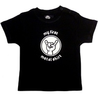 My First Metal Shirt Baby T-shirt 0-18 Months (choice of 4 sizes)