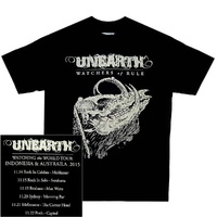 Unearth Silver Australia & Indonesia Tour Shirt