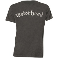 Motorhead Distressed Logo Charcoal Shirt