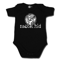 Metal Kid Vintage Baby Bodysuit (Choice of 4 colours)
