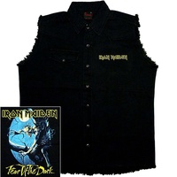 Iron Maiden Fear Of The Dark Sleeveless Work Shirt