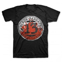 Black Sabbath 13 Flame Circle Shirt [Size: XL]