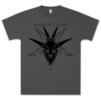 Alice In Chains Black Skull Charcoal Shirt