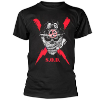 S.O.D. Stormtroopers Of Death Scrawled Lightning Shirt