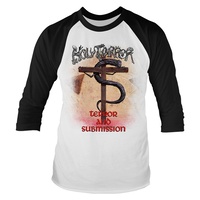 Holy Terror Terror & Submission Raglan 3/4 Sleeve Shirt