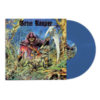 Grim Reaper Rock You To Hell Clear Blue Vinyl LP Record