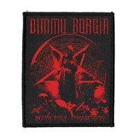 Dimmu Borgir Death Cult Armageddon Pentagram Red Patch