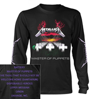  Metallica Master Of Puppets Long Sleeve Shirt [Size: M]