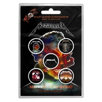 Metallica Hardwired Button Badge Pack
