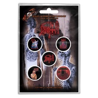 Death Albums Button Badge Pack