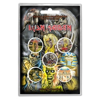 Iron Maiden Early Albums Button Badge Pack