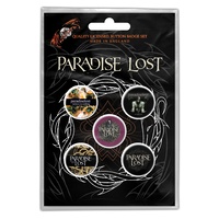 Paradise Lost Crown Of Thorns Button Badge Pack