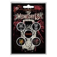 Wednesday 13 Condolences Button Badge Pack
