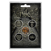 Nile What Should Not Be Unearthed Button Badge Pack