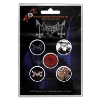 Mayhem De Mysteriis Dom Sathanas Button Badge Pack