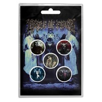 Cradle Of Filth Cryptoriana Button Badge Set
