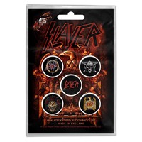 Slayer Eagle Button Badge Set Pack