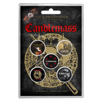 Candlemass Door To Doom Button Badge Set