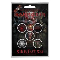 Iron Maiden Senjutsu Button Badge Pack