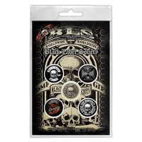 Black Label Society Worldwide 5 Button Badge Set
