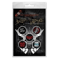 Bullet For My Valentine Logo Button Badge Set