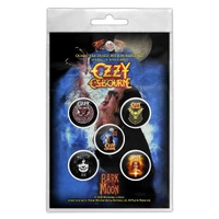 Ozzy Osbourne Bark At The Moon Button Badge Pack