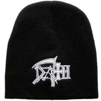 Death Embroidered Logo Beanie