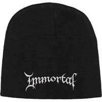 Immortal Logo Embroidered Beanie Hat