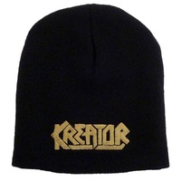 Kreator Gold Logo Embroidered Beanie Hat