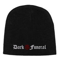 Dark Funeral Logo Pentagram Embroidered Beanie Hat