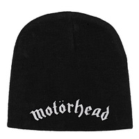 Motorhead Logo Embroidered Beanie Hat