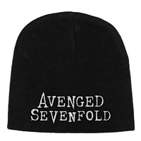 Avenged Sevenfold Logo Embroidered Beanie Hat